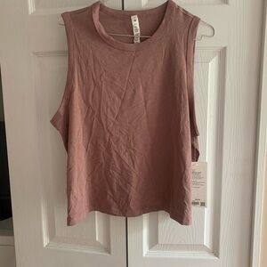 NWT Lululemon classic-fit cotton-blend tank
